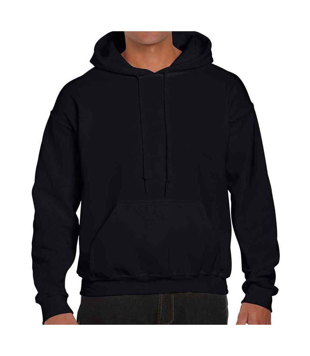 Sweat à capuche homme noir Gildan-1