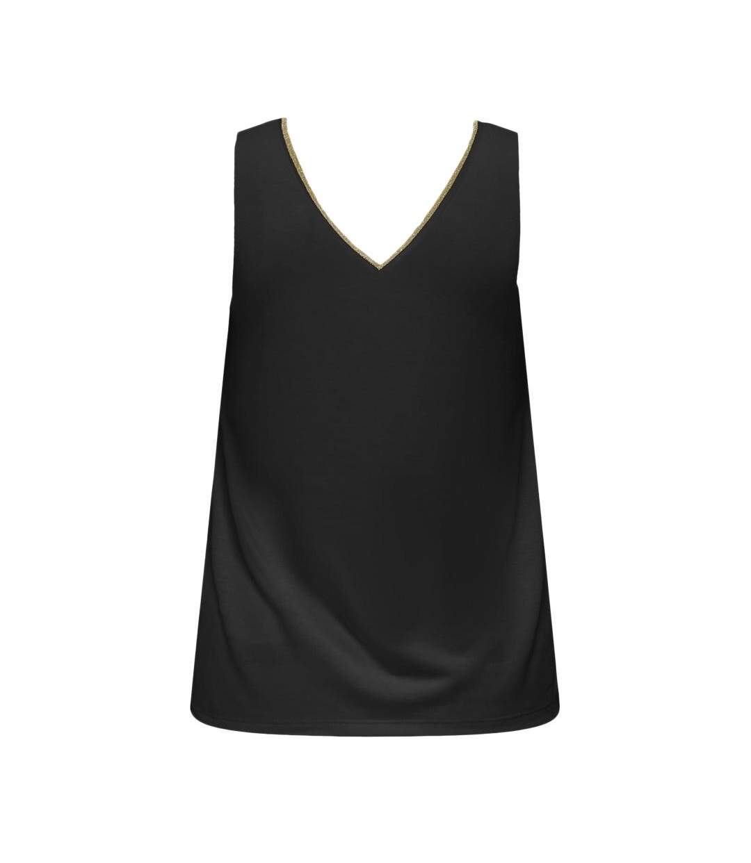Débardeur noir femme jdy lurex-2