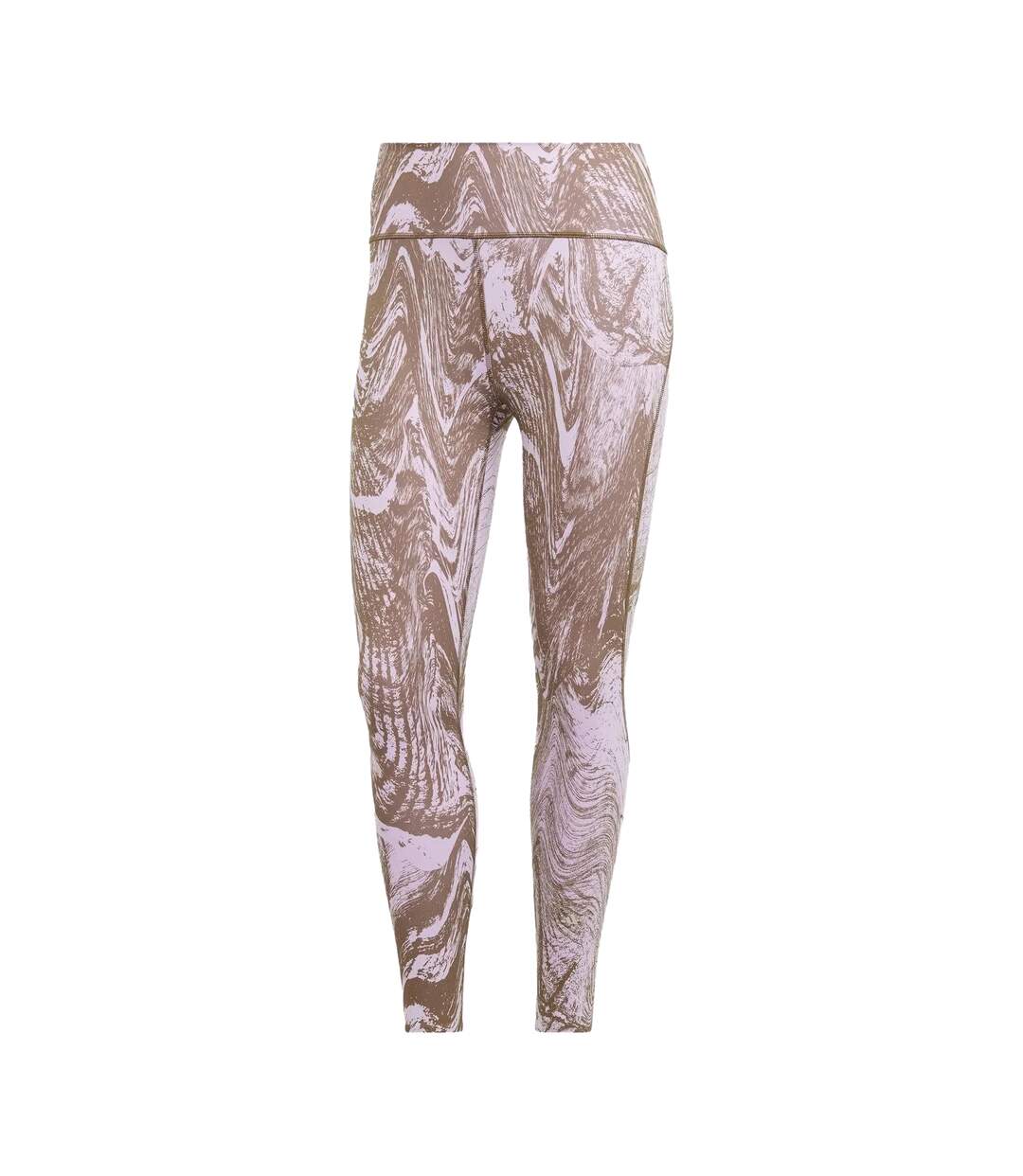 Womens/ladies Marble Leggings Purple Adidas-2