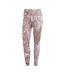 Womens/ladies Marble Leggings Purple Adidas-2