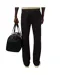 Pantalon fluide noir homme lacoste hh3332-2