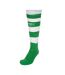 Mens hooped sock leg emerald/white Umbro-2