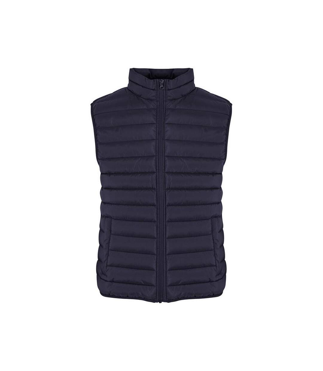 Womens/ladies lightweight puffer gilet navy New Morning Studios-1