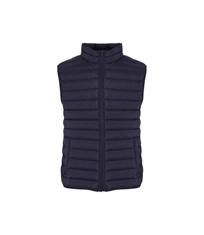 Womens/ladies lightweight puffer gilet navy New Morning Studios