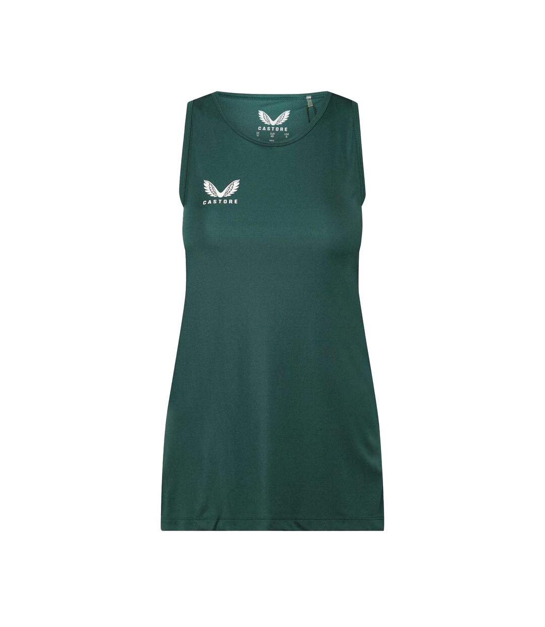 Débardeur Sans Manches Femme Vert Foncé Castore-1