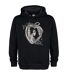 Unisex Adult Heart Frame Hoodie Black Amy Winehouse-1