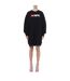 Robe Sweat Denim Division Femme Noir Diesel-1
