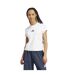 Womens/ladies Zne T-shirt White Adidas-4