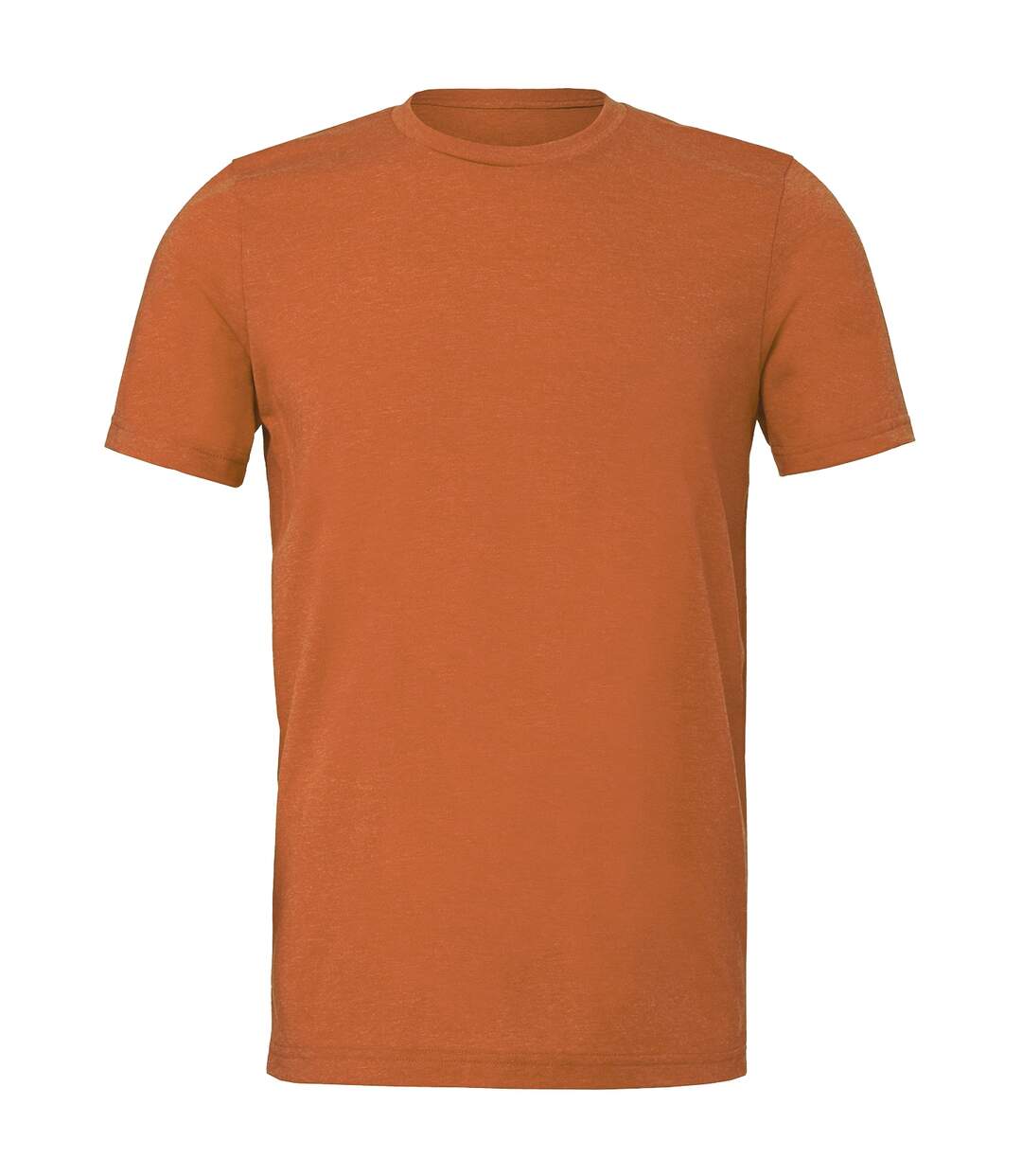 T-shirt adulte orange chiné Bella + Canvas