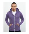 Awdis Mens Heather Lightweight Hooded Sweatshirt / Hoodie / Zoodie (Purple Heather)