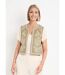 Gilet sans manches brodé style scandinave-1