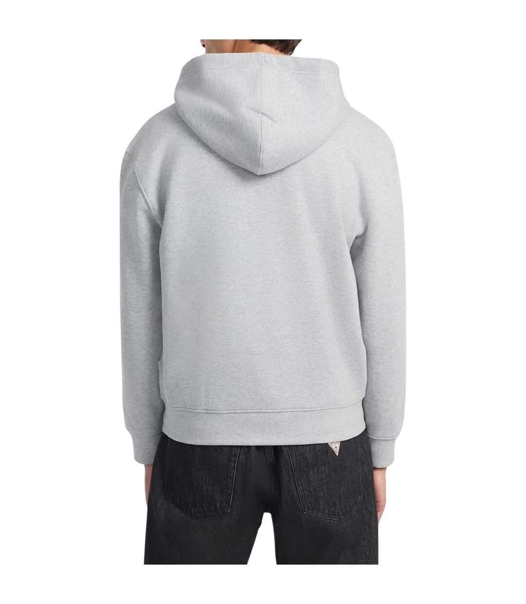 Veste À Capuche Motif/style Logo Jeans Daring Ocean Homme Gris Guess-1