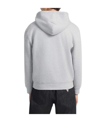 Veste À Capuche Motif/style Logo Jeans Daring Ocean Homme Gris Guess