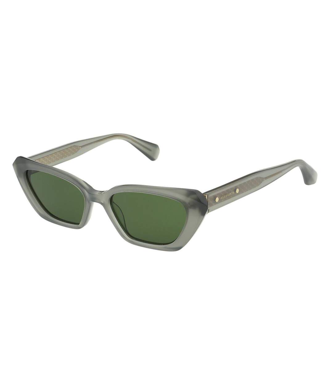 Lunettes De Soleil Motif/style Œil De Chat Femme Taille Unique Gris Kaki AllSaints-3