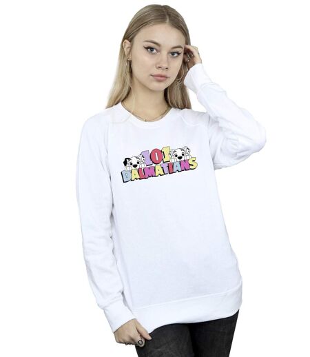 Disney - Sweat DALMATIANS MULTI COLOUR - Femme (Blanc) - UTBI14278
