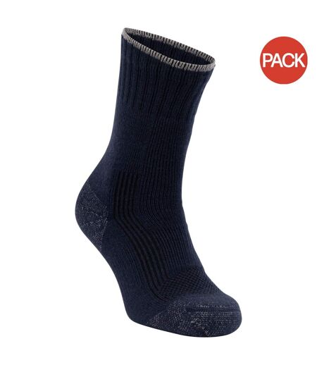 Chaussettes lando adulte bleu marine / noir Trespass