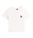 T-shirt Motif/style Drapeau Femme Blanc Cassé Tommy Jeans-1