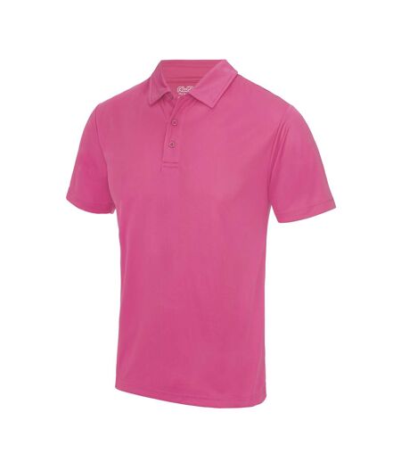 AWDis Just Cool Mens Plain Sports Polo Shirt (Hot Pink) - UTRW691