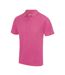AWDis Just Cool Mens Plain Sports Polo Shirt (Hot Pink) - UTRW691