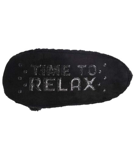 Isotoner Chaussettes d'intérieur femme fourrées, antidérapante