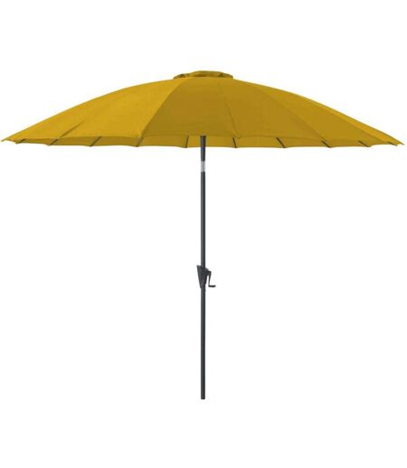 Parasol terrasse en fibre de verre Pagode 300 cm Curry