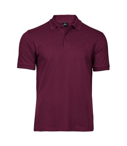 Polo manches courtes - Homme - 1405 - rouge vin