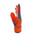 Childrens/kids Attrakt Solid Goalkeeper Gloves Blue Orange Reusch-2