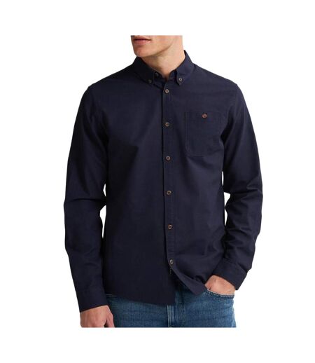 Chemise marine homme petrol industries sleeve uni