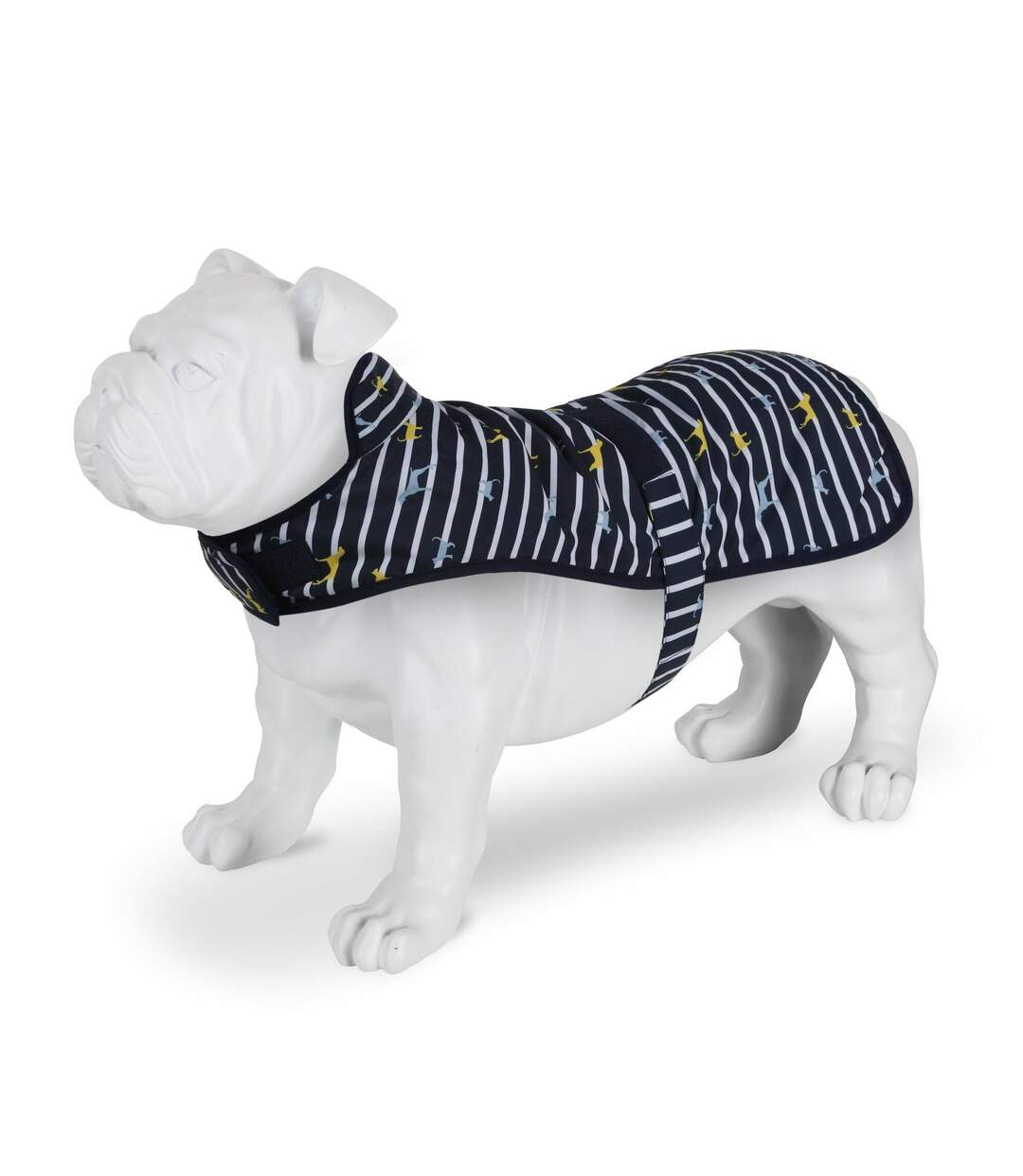 Arlo waterproof dog coat navy stripe Regatta-2