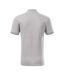 Polo Motif/style Losange Premium Homme Gris Argenté Malfini-2