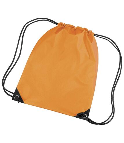 Sac de gym 11 litres taille unique orange fluo Bagbase