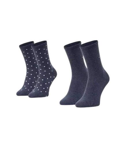 Chaussettes Femme Bleu Tommy Hilfiger