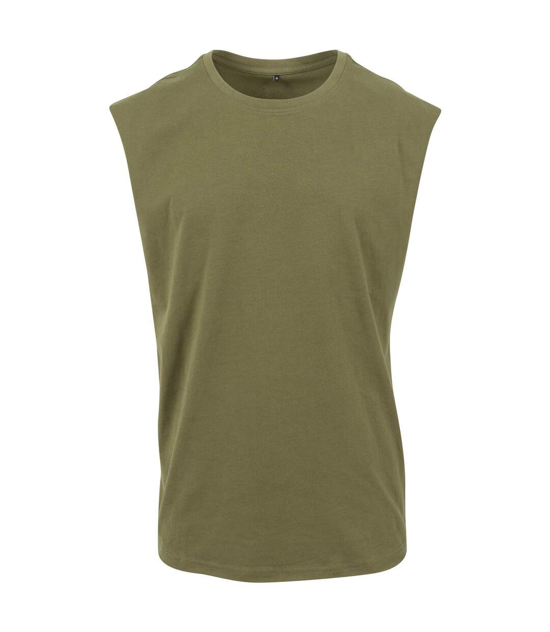 T-shirt Sans Manches Homme Olive Build Your Brand-1