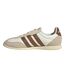 Womens/ladies Barreda Low Trainers Off White Brown Adidas-3