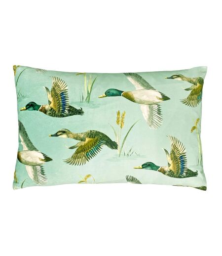 Country duck cushion cover one size mint Evans Lichfield