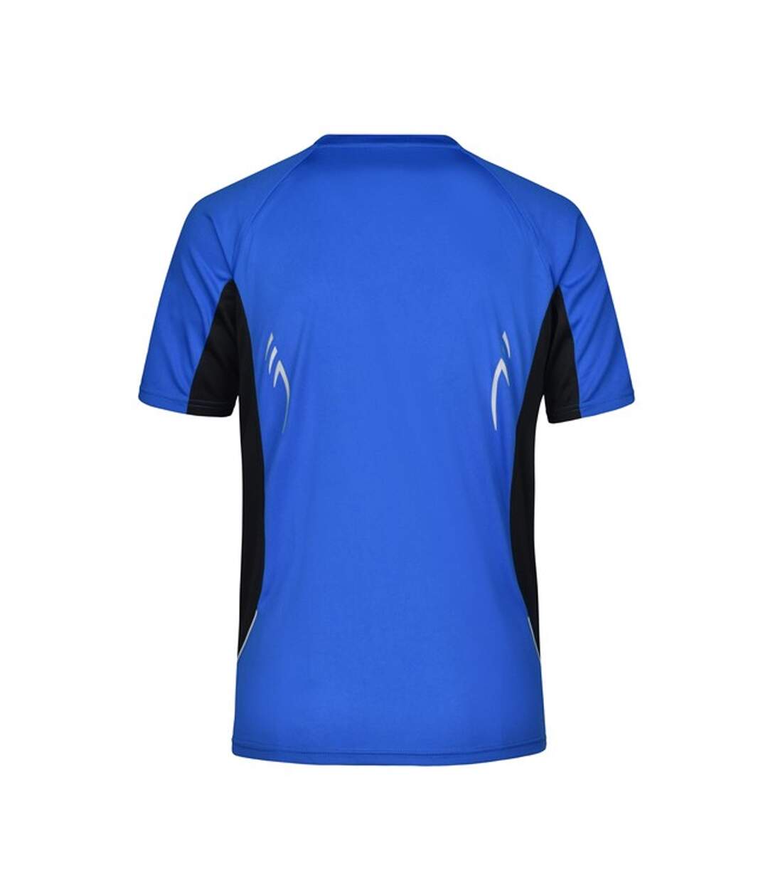 T-shirt Course À Pied Homme Bleu Roi Noir James And Nicholson-2