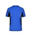 T-shirt Course À Pied Homme Bleu Roi Noir James And Nicholson-2