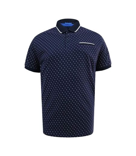 D555 Polo Manches Courtes Motif/style Imprimé Intégral Reid Homme Bleu Marine Imprimé Intégral Duke
