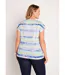 T-shirt droit court motif graphique-2
