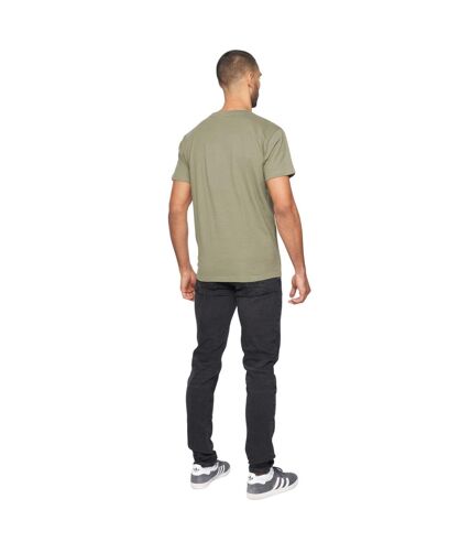 T-shirt kacper homme vert kaki Duck and Cover Duck and Cover