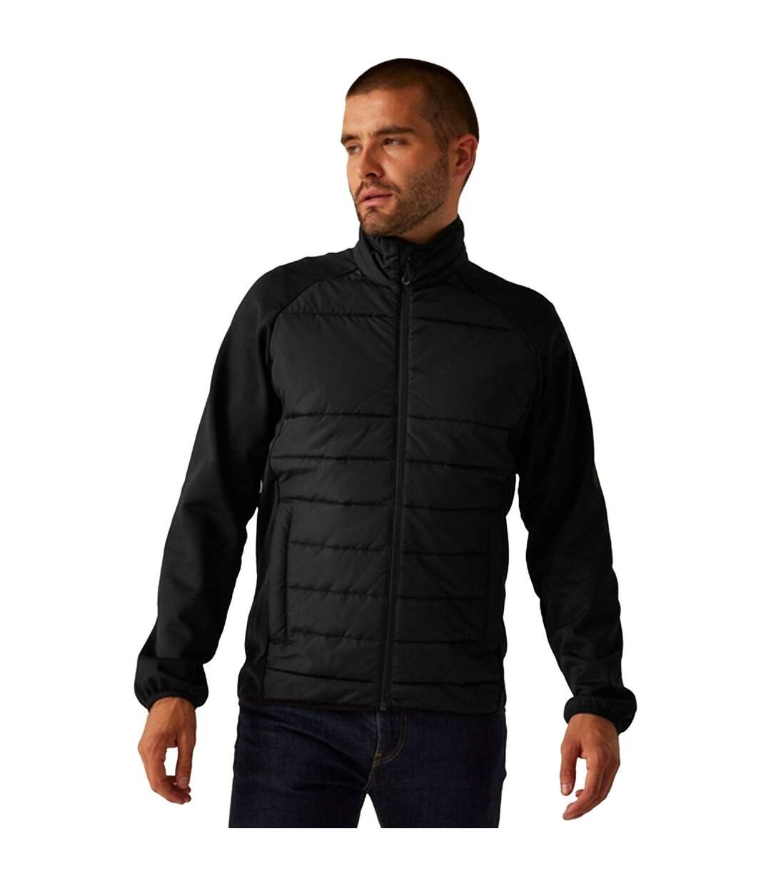Mens Hybrid Jacket Black Regatta Professional-2