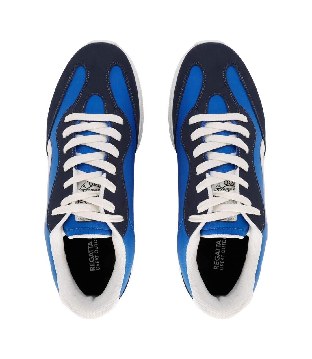Mens Marine Retro Trainers Oxford Blue Navy Regatta-4
