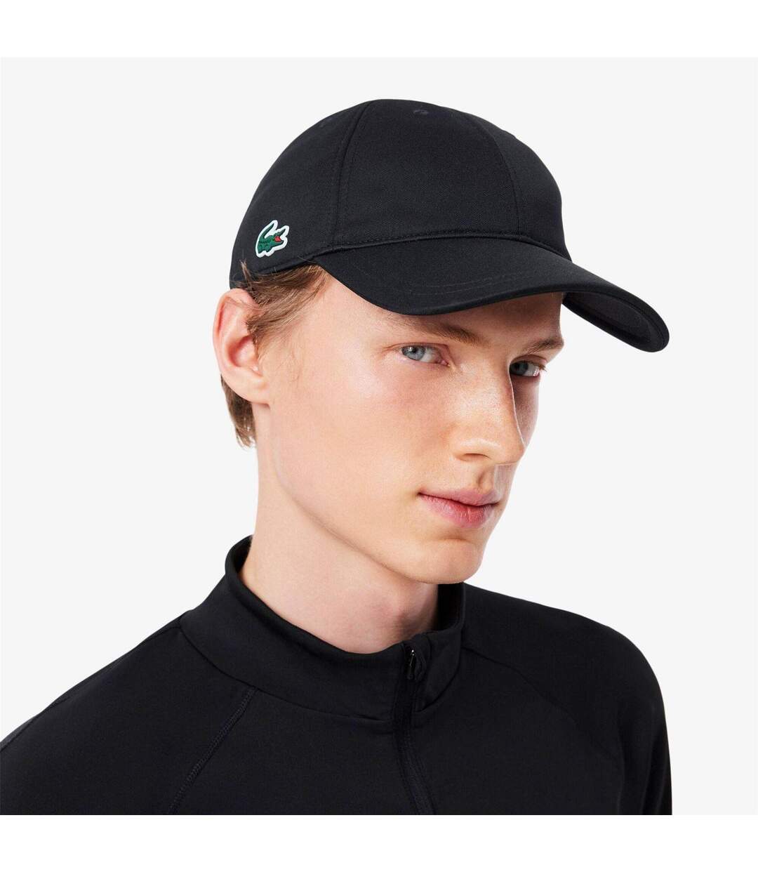 Casquette De Baseball Motif/style Logo Tech Adulte Noir Lacoste-3