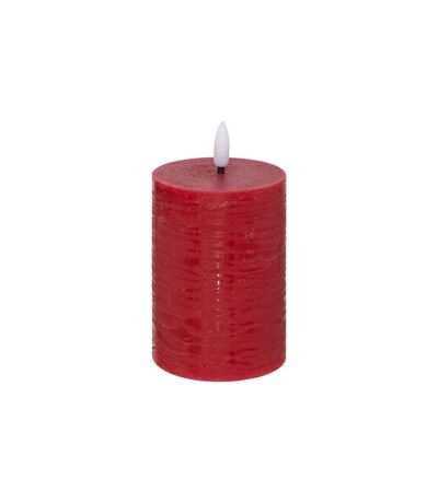Bougie Déco à LED Molia 13cm Rouge