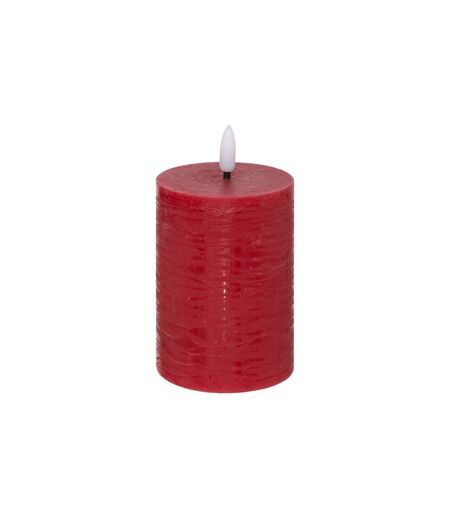 Bougie Déco à LED Molia 13cm Rouge