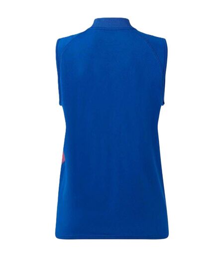 T-shirt Sans Manches Motif/style Cricket D´angleterre Femme Bleu Marine Castore