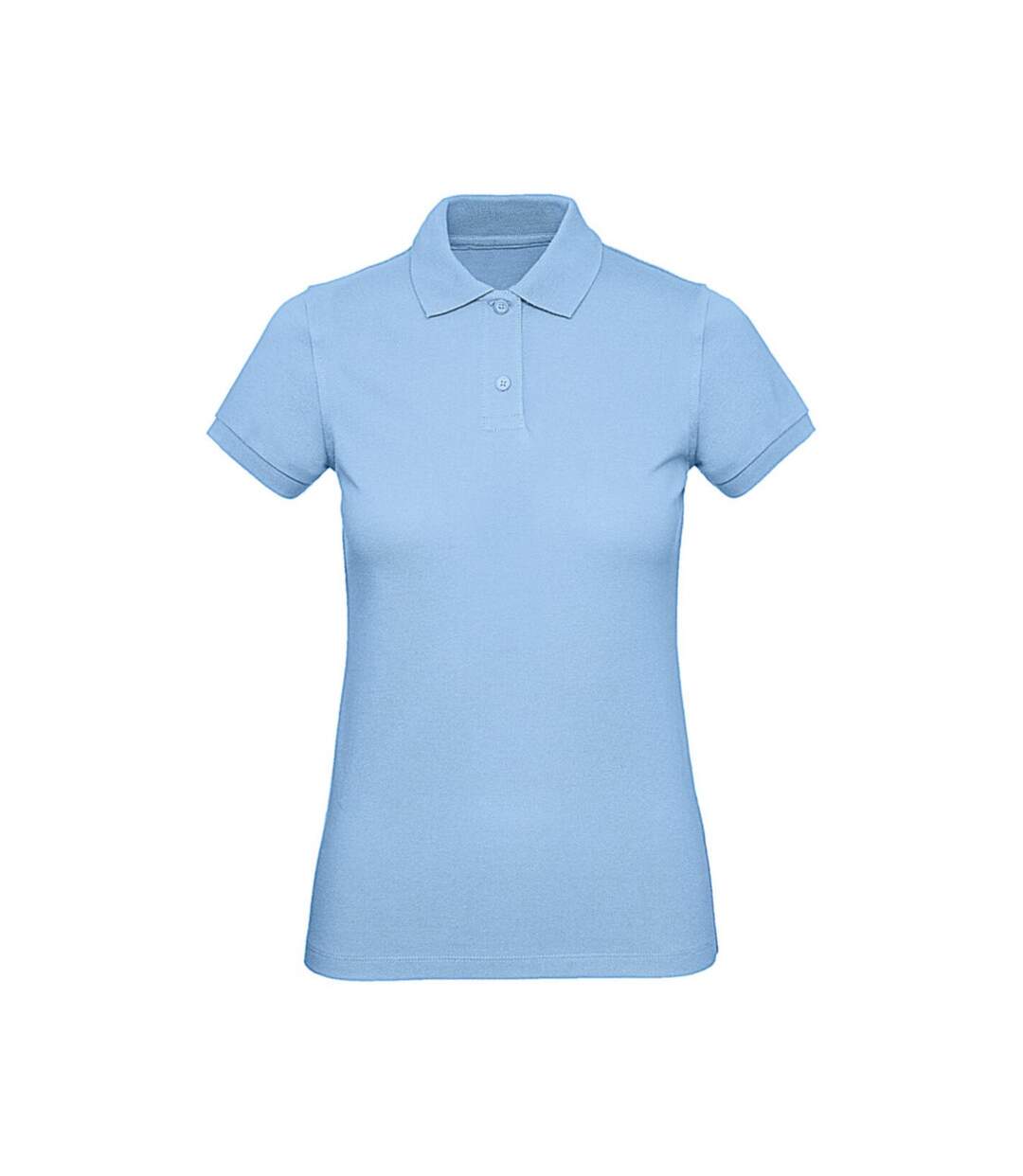 Polo Inspire Femme Bleu Ciel B&C-1