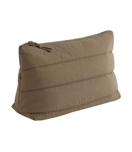 Sac À Accessoires Motif/style Matelassé Taille Unique Terre Verte Naturelle Bagbase