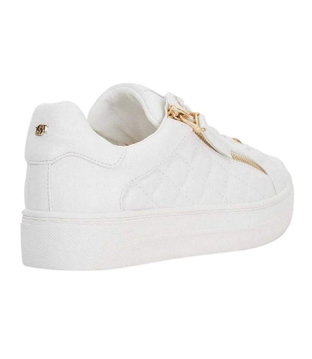 Baskets Motif/style Matelassé Eisel Femme Blanc Dune London-2