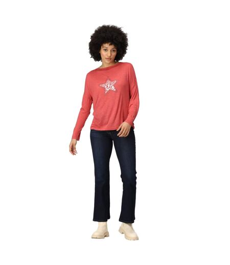 T-shirt Carlene Femme Corail Clair Regatta